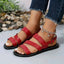 Women’s Summer Sandals | Vegan Leather, Three Strap Design 1