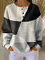Women's Sweater | Knitted Waffle Texture, Brushed Interior 2