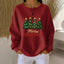 Women's Sweater | Knitted Waffle Texture, Brushed Interior 4