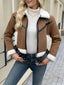 Women's Teddy Fleece Jacket with Collar, Pockets | Stylish Winter Coats for Women 0