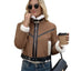 Women's Teddy Fleece Jacket with Collar, Pockets | Stylish Winter Coats for Women 5