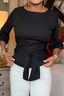 Women's Top | Bow Tie Waist, Adjustable Fit 0