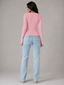 Women's Top | Buttoned Henley Neckline, Ribbed Texture 7
