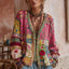 Women's Vest | Patchwork Design, Floral Embroidery 0
