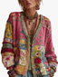 Women's Vest | Patchwork Design, Floral Embroidery 1