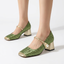 Women’s Vintage-Inspired Low-Heel Shoes with Strap