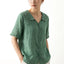 Women’s Vintage Button Front Linen Blouse