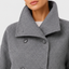 Women’s Cropped Double Breasted High Collar Jacket