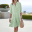 Womens Dress | A-Line Silhouette, Striped Design 0