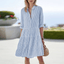Womens Dress | A-Line Silhouette, Striped Design 3