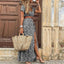 Womens Dress | Airy Boho Style, Gathered Waist 3