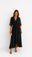 Womens Dress | Folded Chiffon, Adjustable Waistband 2