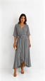 Womens Dress | Folded Chiffon, Adjustable Waistband 5