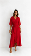 Womens Dress | Folded Chiffon, Adjustable Waistband 7