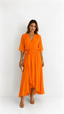 Womens Dress | Folded Chiffon, Adjustable Waistband 8