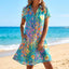 Womens Dress | Knee-Length, Short Sleeves 1