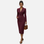 Womens Dress | Tailored Lapel Collar, Bodycon Midi 2