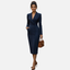 Womens Dress | Tailored Lapel Collar, Bodycon Midi 3