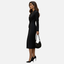 Womens Dress | Tailored Lapel Collar, Bodycon Midi 5