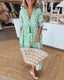 Womens Dress | V-Neckline, Floral Print, Plus Size Available 1