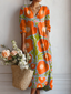 Womens Dress | Vintage Floral Pattern, Pocket Detail 0