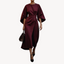 Wrap Dress | Statement Sleeves, Crew Neckline 2