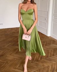 Sabrina | Strapless Elegant Dress