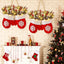 Christmas Mitten Wreath with Warm White Lights
