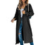 Women’s Long Double Breasted Belted Trench Coat