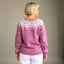 Women’s Dusty Pink Nordic Knitted Cardigan