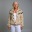 Women’s Cream and Black Fair Isle Knitted Cardigan