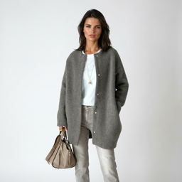 Women’s Button‑Front Knit Cardigan