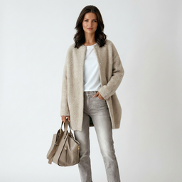 Women’s Button‑Front Knit Cardigan
