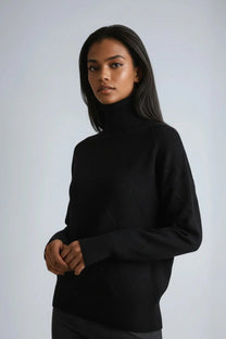 Women’s Patterned Turtleneck Sweater
