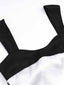 Women's Two-Tone Satin Tank Top