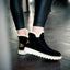 Women’s Faux Fur Lined Chunky Sole Ankle Snow Boots