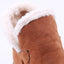 Women’s Faux Fur Lined Chunky Sole Ankle Snow Boots
