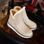Women’s Faux Fur Lined Chunky Sole Ankle Snow Boots