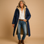 Women’s Long Fleece Lined Hooded Winter Coat