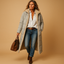 Women’s Long Fleece Lined Hooded Winter Coat