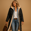 Women’s Long Fleece Lined Hooded Winter Coat