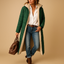 Women’s Long Fleece Lined Hooded Winter Coat