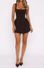 Women's Chic Square Neck Mini Dress