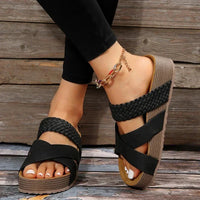Women’s Cushioned  Sandals with Elastic Straps