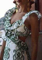 Haven | Ruffled Maxi Dress