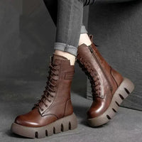 Women’s High Top Platform Boots | Lace Up Chunky Sole Boots