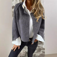 Women's Short Mid-Season Coat | Autumn Spring Jacket