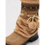 Women’s Boho Fringe Mid-Calf Snow Boots