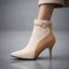 Women’s Buckle-Strap Stiletto Ankle Boots