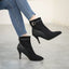 Women’s Buckle-Strap Stiletto Ankle Boots